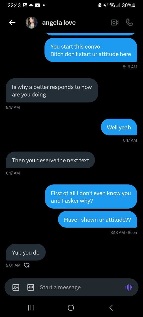 uniquebyher's tweet photo. Do I deserve every hate from her ? What's your thought and what's your thoughts of how I reacted ?? https://t.co/Ugn1ds1XiV