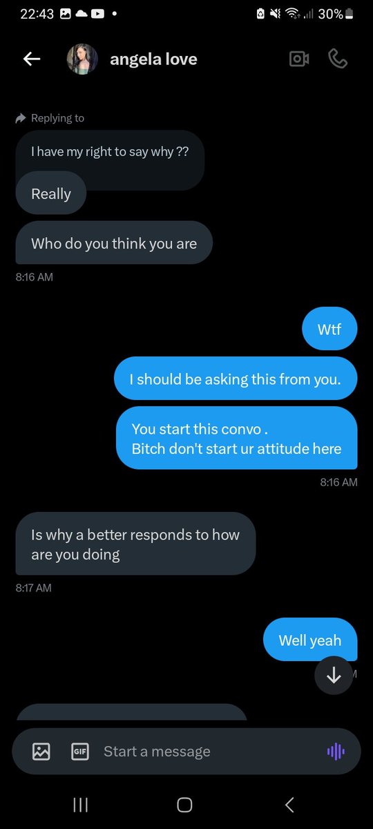 uniquebyher's tweet photo. Do I deserve every hate from her ? What's your thought and what's your thoughts of how I reacted ?? https://t.co/Ugn1ds1XiV