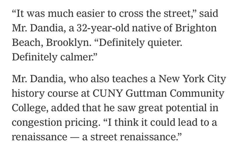 CaseyBerk's tweet image. Incredible stuff happening, literally one week into congestion pricing