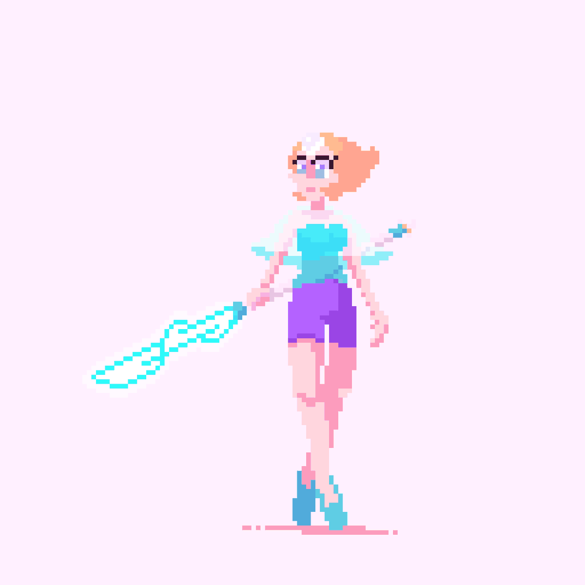 _iwolga's tweet photo. I was very excited to pixel #Pearl for yesterday's #pixel_dailies. #StevenUniverse #SU #pixelart @Pixel_Dailies https://t.co/m8M9r8SuKb