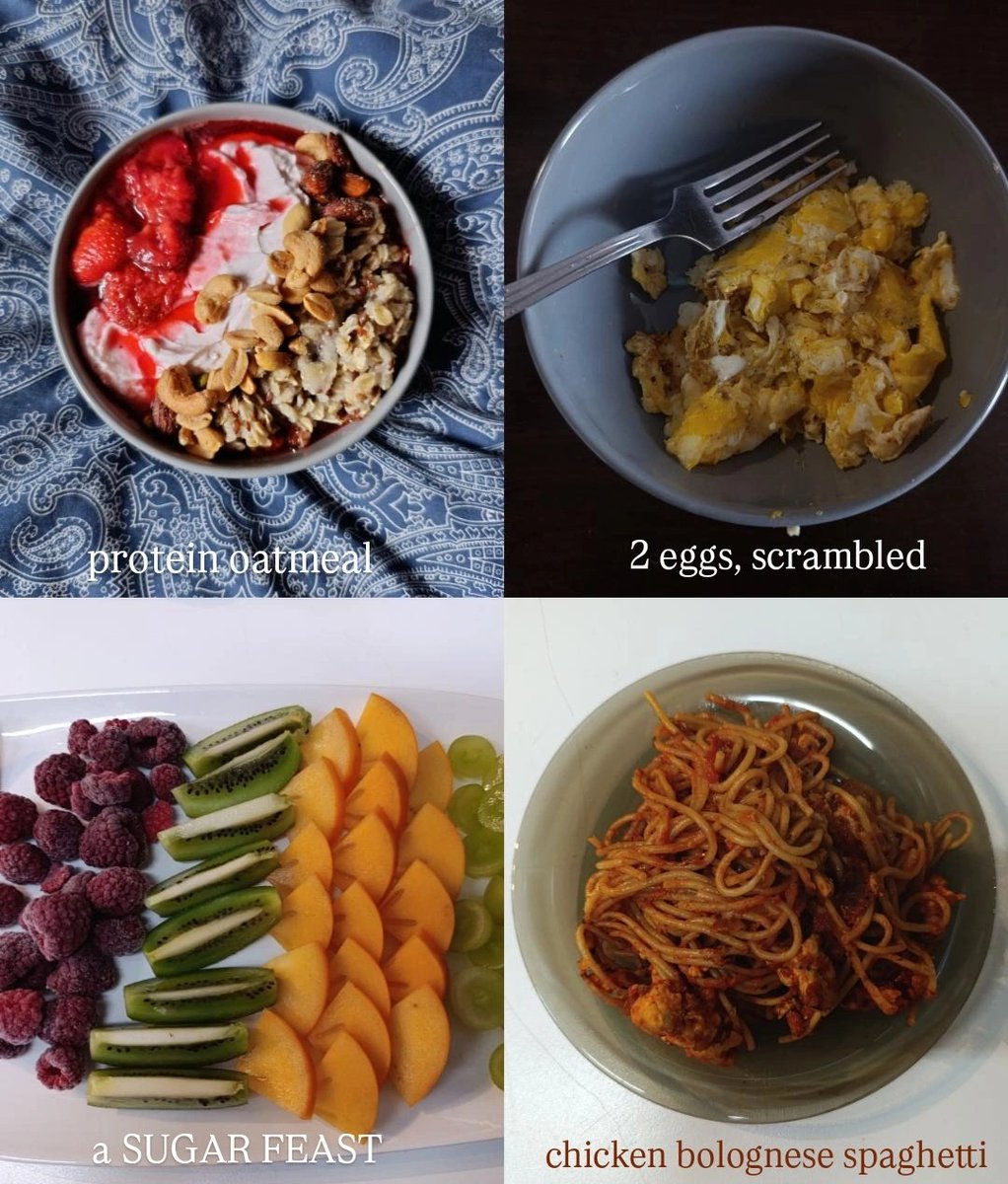rottinghumanoid's tweet photo. What I ate today 
110125
My gut's healing finally https://t.co/gZVphtqQvk