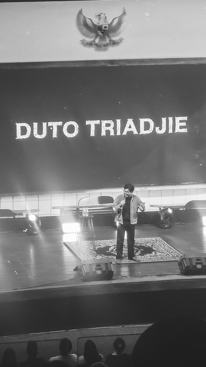 Duto Triadjie is the next big things in stand up comedy Indonesia.