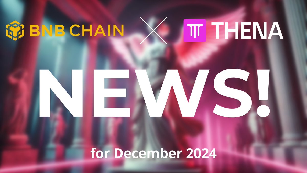 xtzresearch's tweet photo. Welcome to the @bnbchain and @ThenaFi_  news digest for December 2024 🚨

In this track, we will look at and discuss all the important news that happened in the previous month!

Let's dive in 👇 https://t.co/Kslh5UkrtE