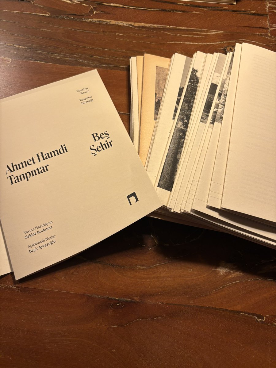 Beş Şehir / Eleştirel Basım, 512 sayfa. Pek yakında 😊