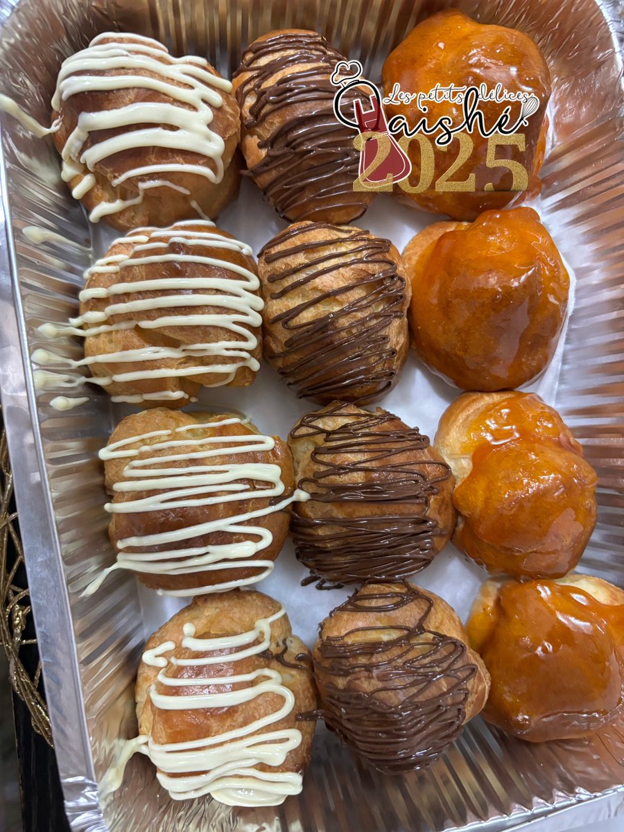 Hellooo
Dimanche 12/01 à partir de 11h nos box MIX de choux 

4 choux crème vanille 
4 choux crème cappuccino
4 crème crème chocolat 

Prix 5.000 FCFA

Infoline ￼91 38 73 90

Pour 2 box prises la livraison est offerte 🙃

#unezinderoisequipâtisseetteam