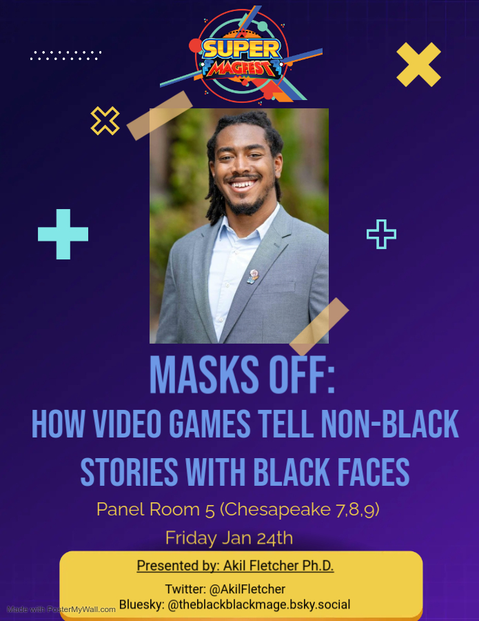 It was a year ago that I asked Brotha <a href="/AkilFletcher/">Dr. Akil Fletcher</a> to come <a href="/MAGFest/">MAGFest</a> to share his wisdom! He was all aboard!!! I cannot wait to see him drop some gems.  I surely will be taking notes! Come thru! 🔥
#Videogames #Magfest #storytime

Tickets are almost gone: super.magfest.org