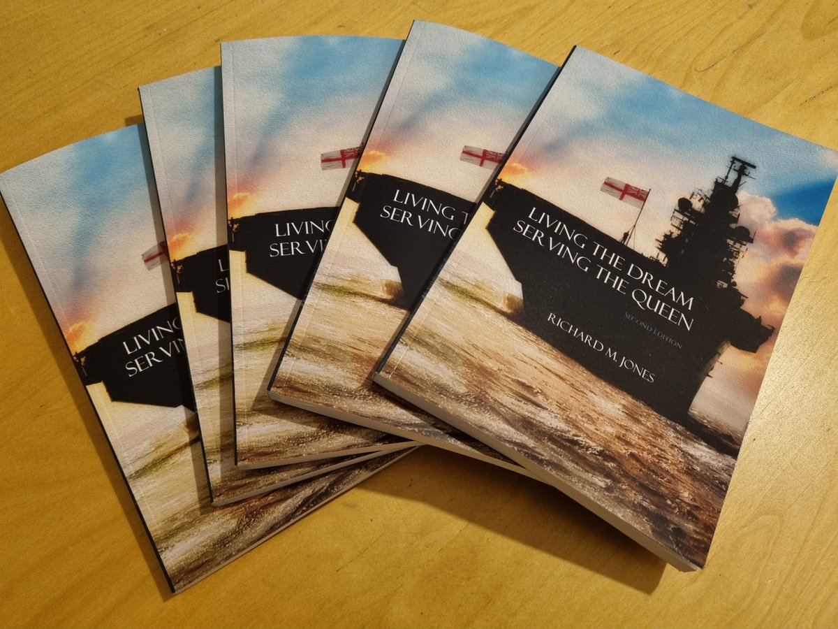 wreckmasterjay's tweet photo. The new batch of Living the Dream arrived yesterday, this edition with the tribute to the late Fred Harder who died in November. #livingthedream #book #author #royalnavy #military #history #familyhistory #warships #relaunch #navalhistory https://t.co/sKpIQdDzUu