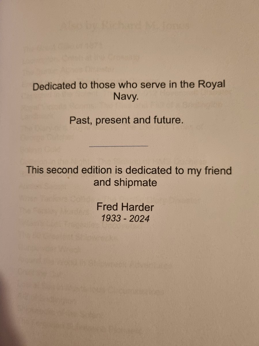 wreckmasterjay's tweet photo. The new batch of Living the Dream arrived yesterday, this edition with the tribute to the late Fred Harder who died in November. #livingthedream #book #author #royalnavy #military #history #familyhistory #warships #relaunch #navalhistory https://t.co/sKpIQdDzUu