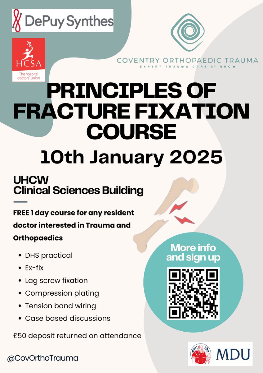 CoventryOrtho (@covorthotrauma) on Twitter photo Great job by <a href="/VashistMotkur/">Vashist Motkur</a> and <a href="/HaqOrtho/">HaqOrtho</a> in organising the Principles of fracture fixation course. Delegates from across the country came to learn and share knowledge through lectures & saw bone workshops. Thanks to our faculty & sponsors <a href="/TheBMA/">The BMA</a> <a href="/the_mdu/">The MDU</a> <a href="/HCSANews/">HCSA – the hospital doctors' union</a> DepuySynthes Great job by <a href="/VashistMotkur/">Vashist Motkur</a> and <a href="/HaqOrtho/">HaqOrtho</a> in organising the Principles of fracture fixation course. Delegates from across the country came to learn and share knowledge through lectures & saw bone workshops. Thanks to our faculty & sponsors <a href="/TheBMA/">The BMA</a> <a href="/the_mdu/">The MDU</a> <a href="/HCSANews/">HCSA – the hospital doctors' union</a> DepuySynthes