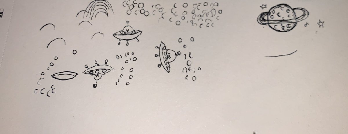GruntZO2's tweet photo. Lil drawings of space practicing orientation #art #drawing #sketching https://t.co/Q2k2LuQpUw