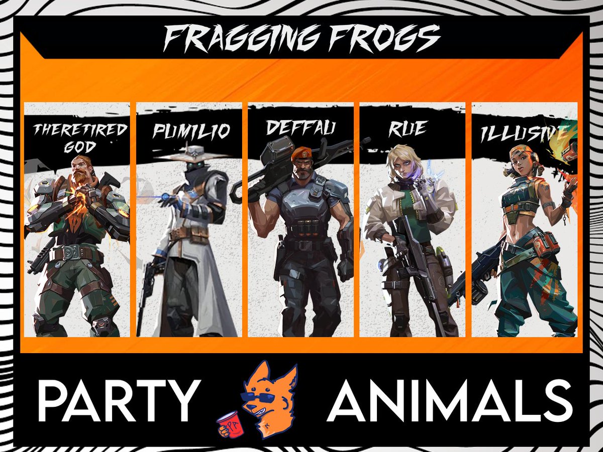 PartyAnimalsVDC's tweet photo. We've got the best shooters in the tier on this PA Apprentice team🔥 Watch out, because they're going for blood. https://t.co/bxbqHIx4ia