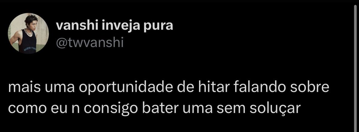 twvanshi's tweet photo. eu já x eu nunca: 
— quotei alguma merda engraçadinha que o @twvanshi postou relacionada a sexo, roblox ou namoro controlador. https://t.co/Pmh78dJV2a
