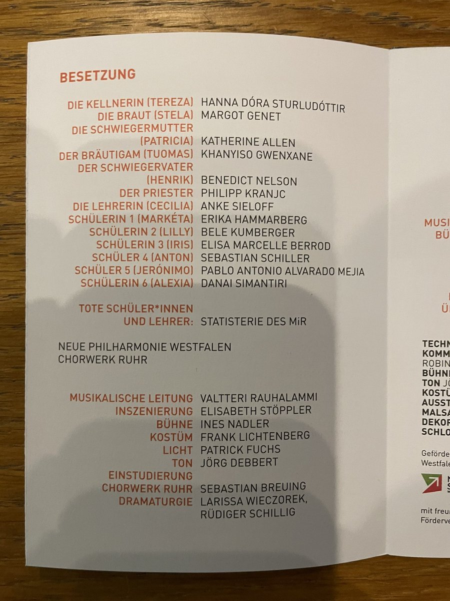 I’m delighted to be paying my first visit to the Musiktheater im Revier for Innocence in its 1st staging in Deutschland. With Sturludóttir, Genet, Allen, Gwenxane, Nelson, Kranjc, Sieloff, Hammerberg &amp; more. Rauhalammi conducts Stöppler’s staging