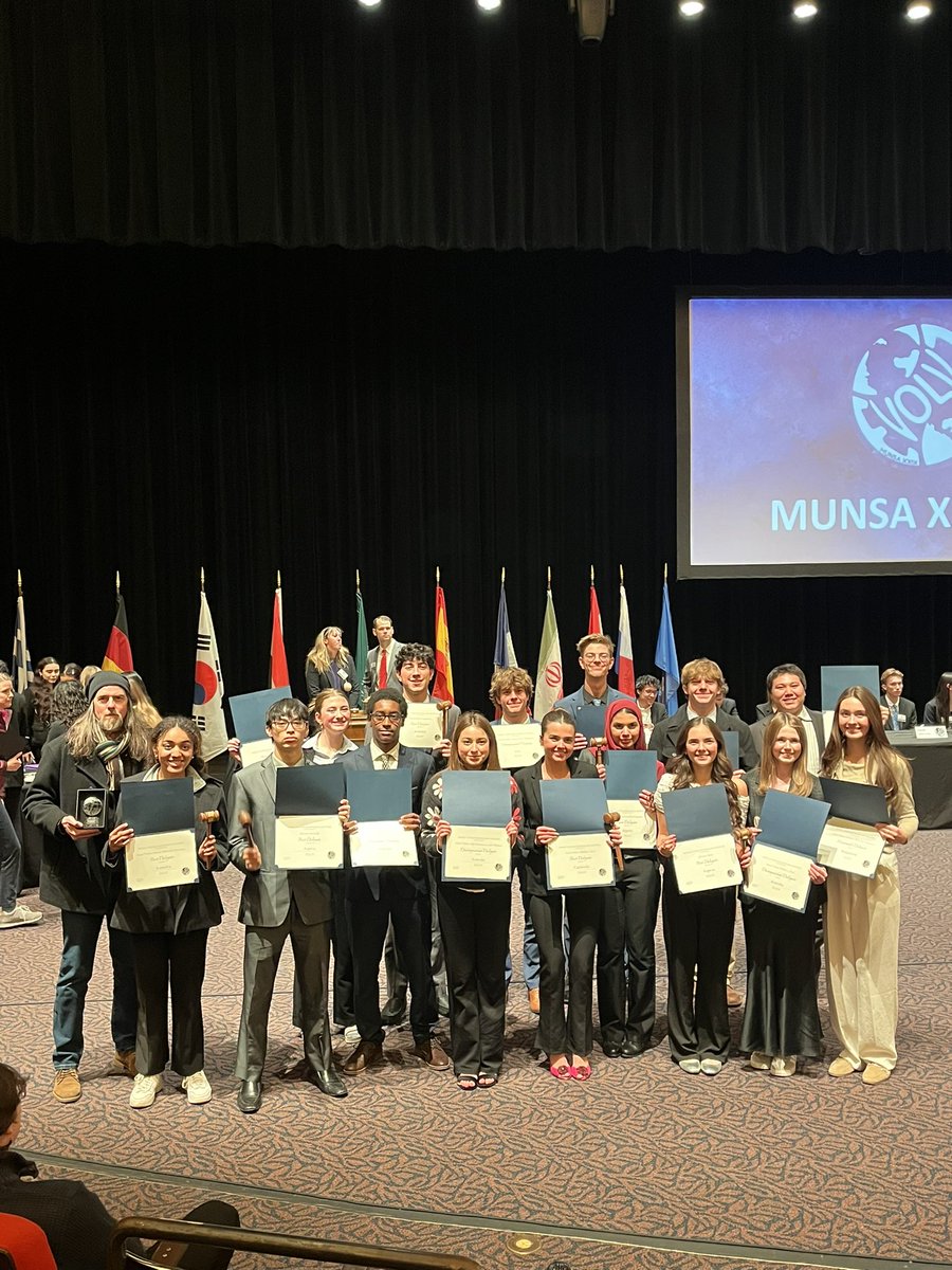NISDClark's tweet photo. ππ Proud doesnβt even begin to cover it! Huge shoutout to the unstoppable 2025 Clark MUN team for bringing home 16 individual delegate awards and securing the title of Best Large School Delegation for the second year running! ππ πͺβ¨ #ClarkMUN #TeamworkMakesTheDreamWork https://t.co/KMEWXIzJTs