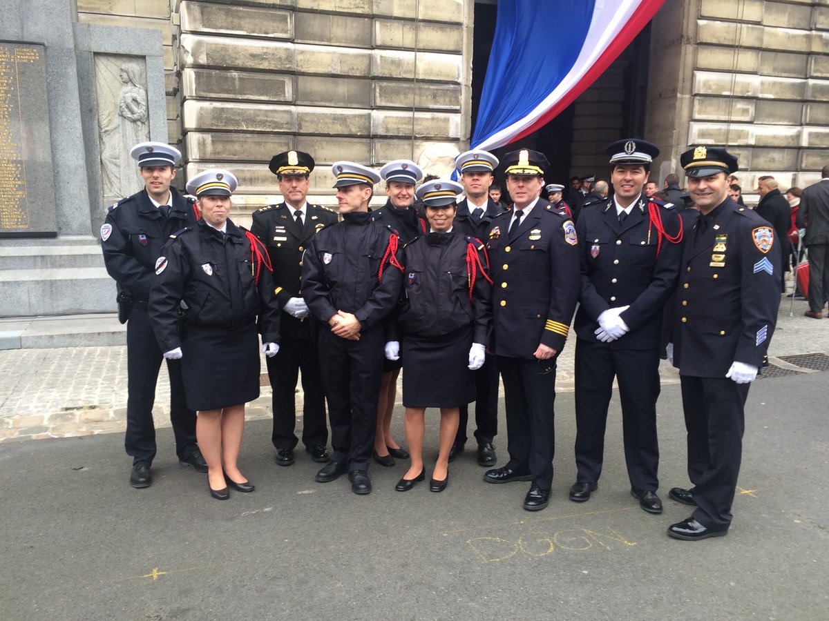 ChiefSund's tweet image. Ten years ago today, I had the honor of attending the memorial service at the French National Police Headquarters in Paris for three brave officers—Ahmed Merabet, Franck Brinsolaro, and Clarissa Jean-Philippe—murdered by Islamist terrorists during the Charlie Hebdo attacks. The…