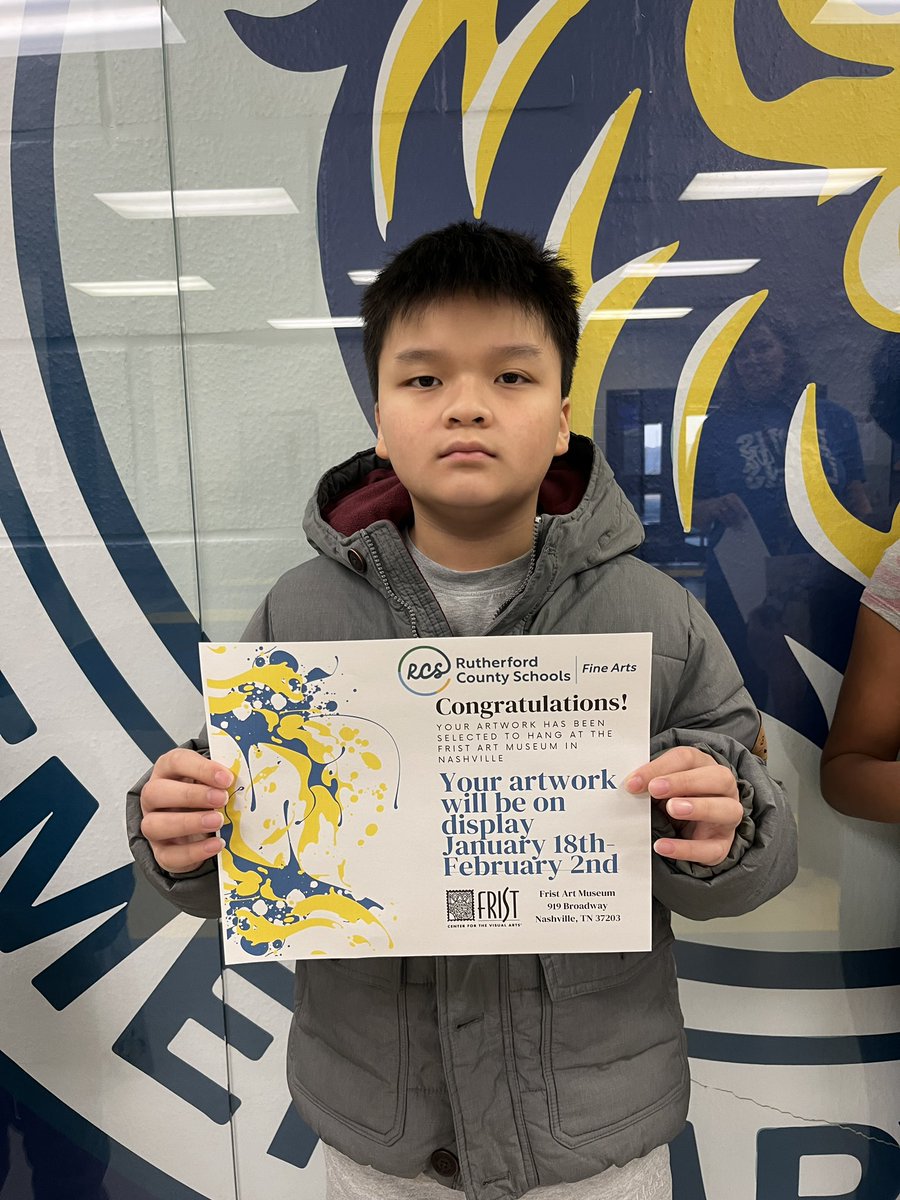 RSELions's tweet photo. Congratulations! To the artists that will represent RSE at the Frist Art Museum in Nashville, TN. Thank you for being amazing TAB artist and bringing your own ideas and creativity into the art studios each week. Mrs. Smith and Mrs. Groce are so proud! #TABart #WeAreRSE 🎨🖌️🖼️ https://t.co/r960yjMUxO