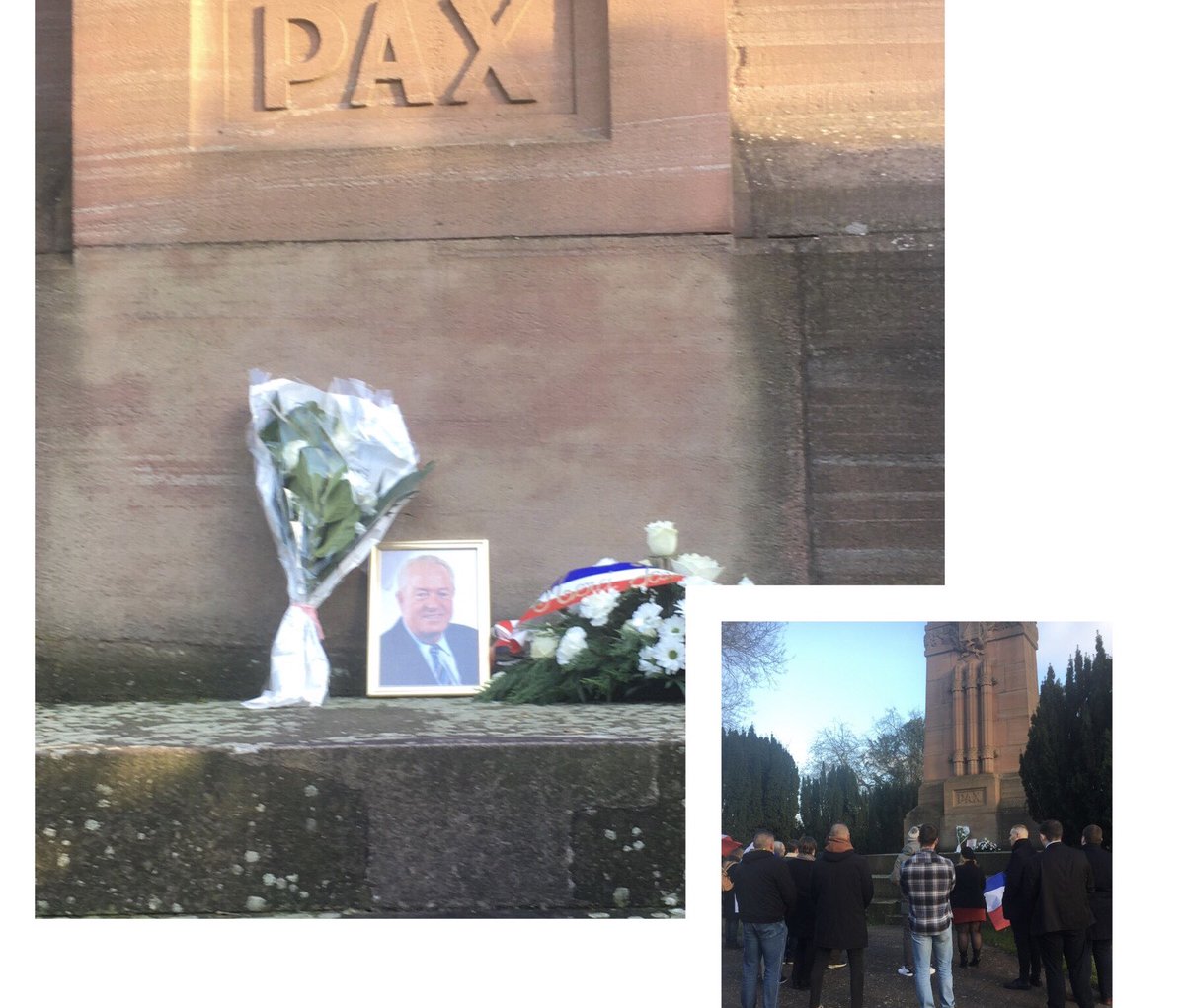 DrSaintGermain's tweet photo. Heureux d’avoir été présent cette après-midi à Colmar pour prendre un temps d’hommage et de mémoire à #JMLPEN
Nous devions cet instant à celui qui incarna le combat national pendant 70 ans.
Requiescat in pace… https://t.co/cLyCfa4SRD