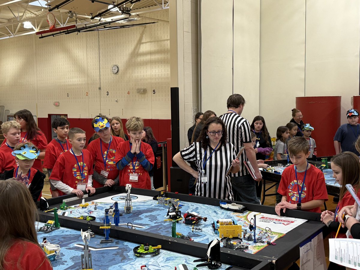 Ray’s LEGO League teams are hard at work in the regional FIRST LEGO League Competition today!