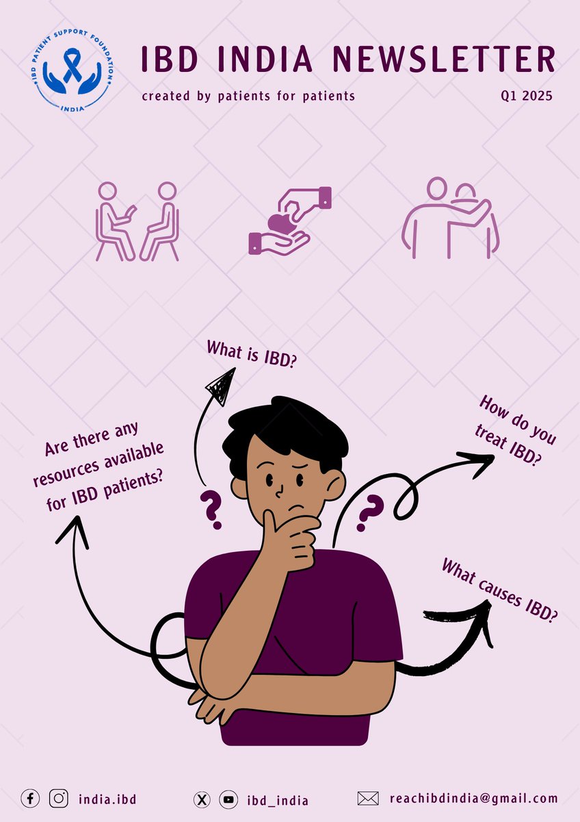 ibd_india's tweet photo. IBD India Newsletter - Q1 2025 Issue - available in both Hindi and English now!
Translations into Hindi and other regional languages will make it possible for patients to understand their condition and help others understand it as well.
#makeIndiaIBDaware https://t.co/1j7rJwvs3j