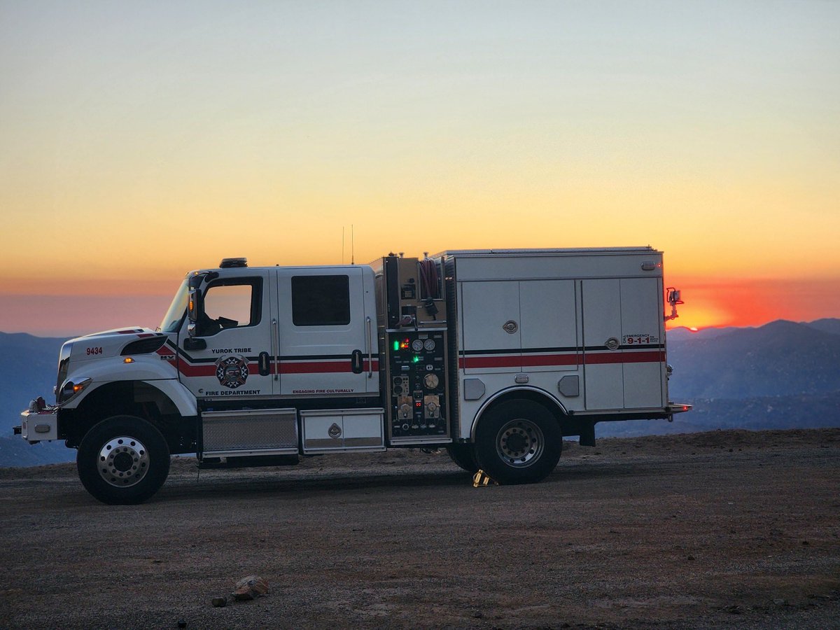 Last night, Yurok Fire Department Engine 9434 was assigned to the Eaton Fire in the Altadena area. The crew left for Southern California on January 8 after receiving a request from the forest service for assistance with coverage in the Cleveland National Forest.
