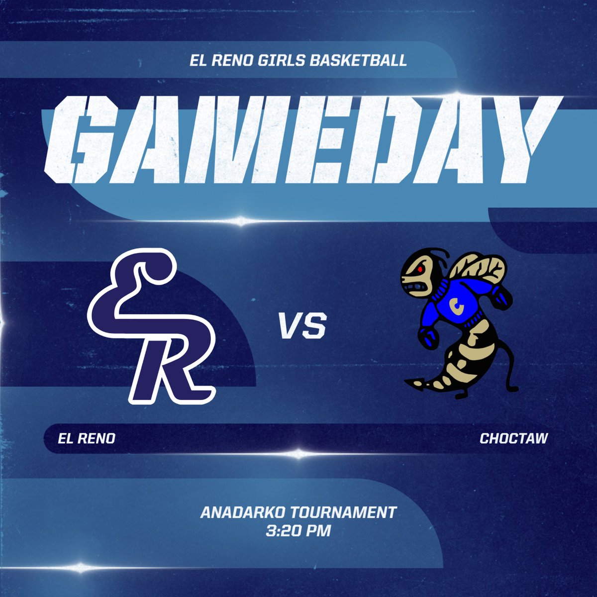 ERLadyIndians's tweet photo. 🏀 ANADARKO TOURNAMENT

🆚 El Reno vs. Choctaw

⏰ 3:20 pm 

📍 Anadarko High School 

#FortheCulture #game9 #tournament #anadarko https://t.co/xSOkar8MOU