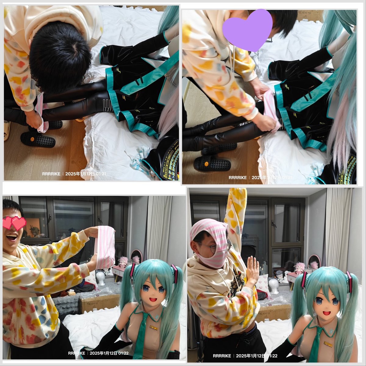 尝试一下蒙太奇风格
miku：<a href="/Cindy6581250245/">沐木星河</a> 
📷：<a href="/RIKEQAQ/">瑞柒❀Rike</a>