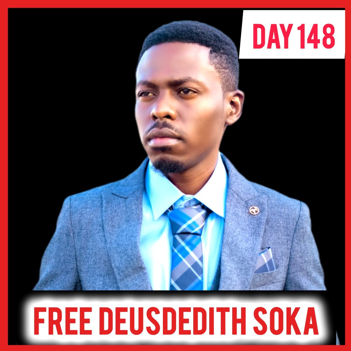 GodwinShuma2's tweet photo. Hello @SuluhuSamia it's been 148 days without seeing my brother @DEUSDEDITHSOKA and his colleagues who were abducted by the Tanzanian police where are they? #FreeDeusdedithSoka #FreeMbise #FreeJacobMlay #freeOurYouth https://t.co/9PanwF8KcN