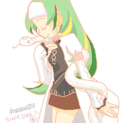 このキャラは2006年に描いたBBSらくがきより お気に入り衣装だったのに全身入れられなくて残念 改めて描きたいお姉さんです