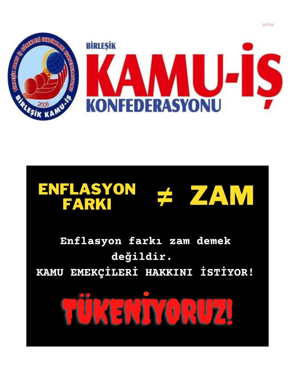 Sendika Dilenmez, Direnir!
#hesabibizodemeyecegiz