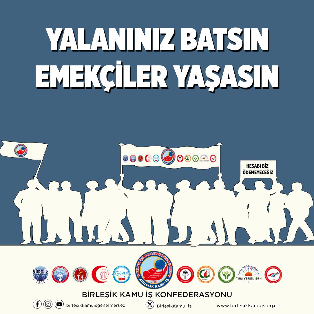 Yalanınız batsın, emekçiler yaşasın!
#hesabibizodemeyecegiz