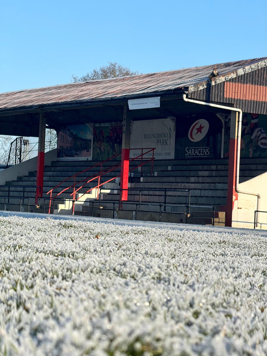 SaracensARFC's tweet photo. ❄️❄️❄️❄️❄️❄️❄️❄️❄️

It may be beautiful but sadly all rugby at Bramley Road this weekend is off with bitterly cold over night temperatures and day time highs too low to thaw the frozen turf.

We go again this week! https://t.co/32MjcGtmhM
