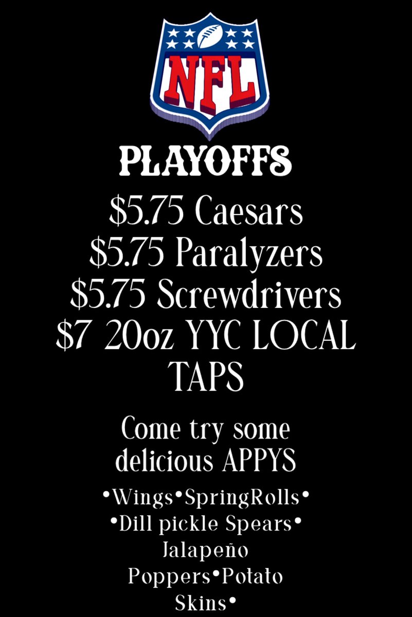 NFL PLAYOFF SATURDAY!