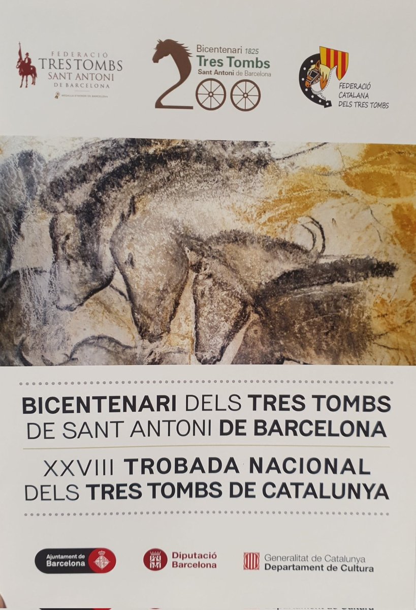 acataxonera's tweet photo. Bicentenari dels tres tombs de Sant Antoni de Barcelona.
XXVIII Trobada nacional dels tres tombs de Cataluña.
 https://t.co/se0fhgMKFN
@bcn_ajuntament @FTrestombs42219 https://t.co/TUDayE45Z5