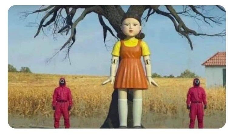 Mrlopera__'s tweet photo. Si en vez de la muñeca esta, pones a los delanteros de mibeti a disparar, salen todos vivos de la prueba #fijarzebien https://t.co/PtLCUQahf2