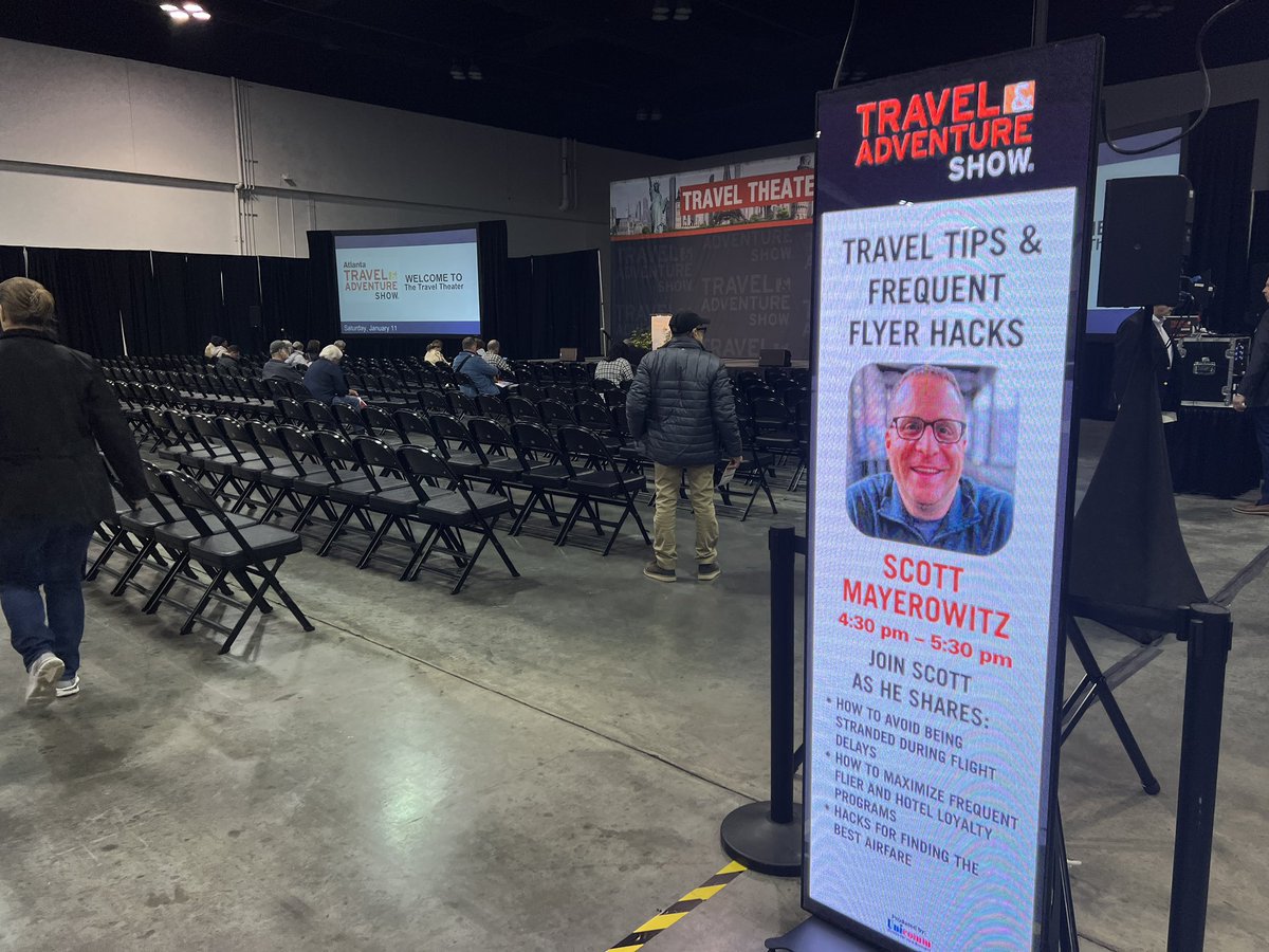 GlobeTrotScott's tweet photo. HEY ATLANTA!! It’s not too late to come out (Saturday and Sunday) to the Travel and Adventure Show. There are plenty of great speakers - plus I’ll be taking the main stage to share all my travel tips and hacks. 

Get FREE tickets with my special link: https://t.co/nJCahw1uP6 https://t.co/gjsgnyQdoF
