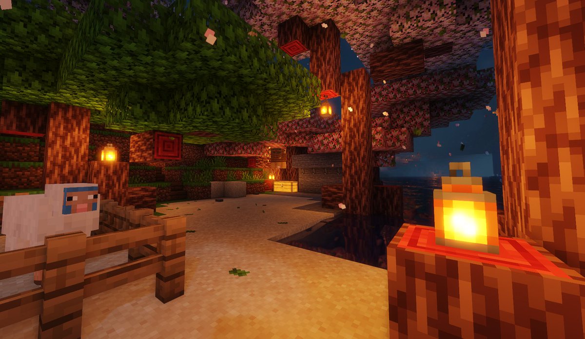 ISukaiI's tweet photo. A simple life for a Minecraft butcher https://t.co/7RwloLACS1