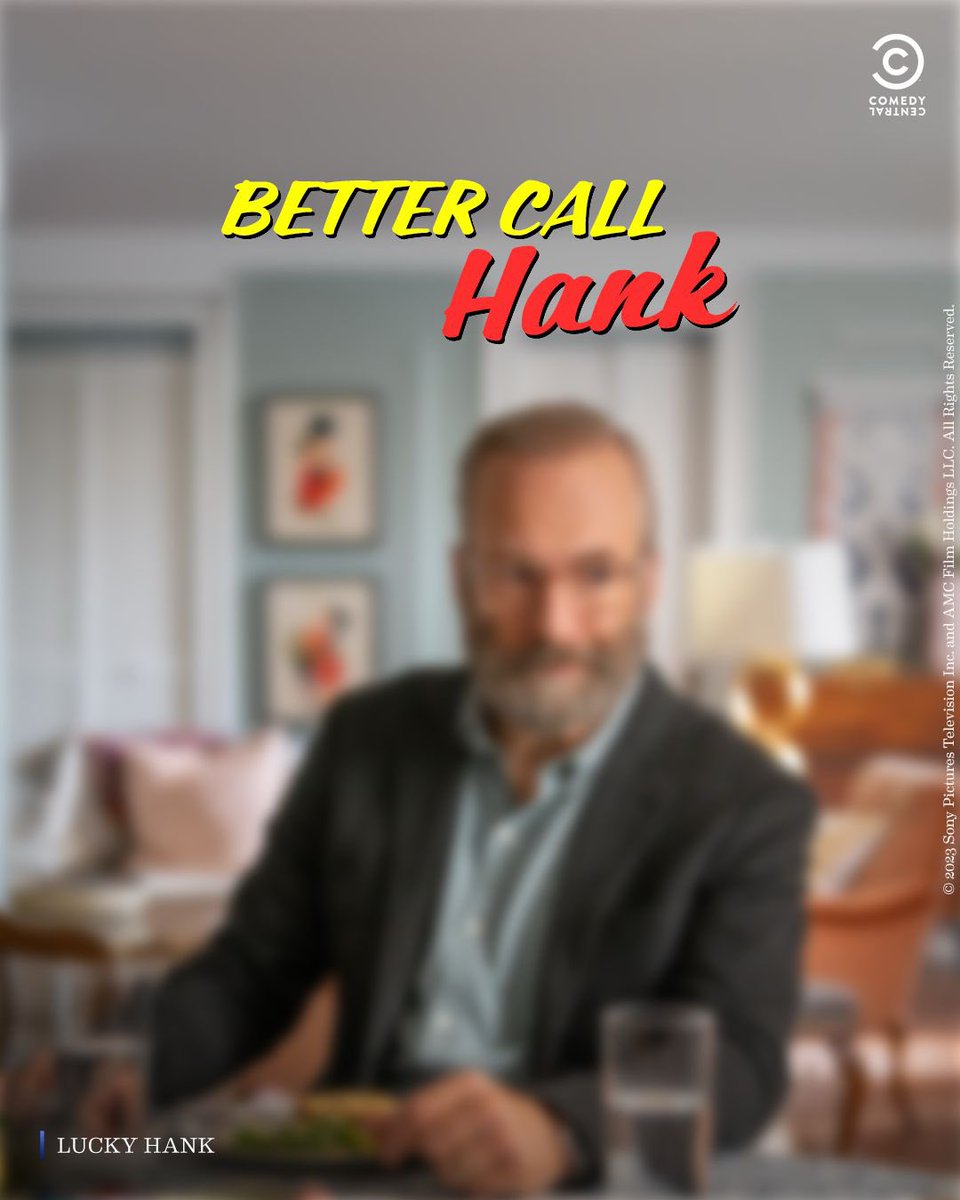 ComedyCentralIn's tweet photo. He's actually, believe it or not, somewhat unlucky.
#ComingSoon #ComedyCentralIndia #BetterCall #Hank https://t.co/wJ02JeQURO