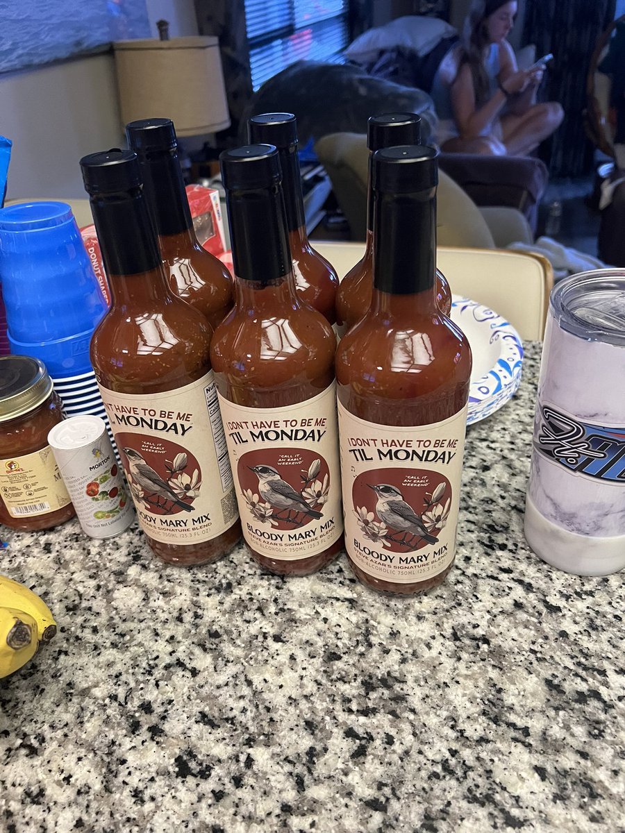 I Don’t Have To Be Me ‘Til Monday (@idhtbmtm) on Twitter photo Playoffs are upon us. <a href="/steveazar/">Steve Azar</a> signature Bloody Mary mix sounds like a good way to kickoff this game day <a href="/prrofficial/">Pearl River Resort</a> @clarkspumpnshop @mitchelldistributing <a href="/southernbevco/">Southern Beverage</a> #parkersfillingstation & beyond 🙌 Playoffs are upon us. <a href="/steveazar/">Steve Azar</a> signature Bloody Mary mix sounds like a good way to kickoff this game day <a href="/prrofficial/">Pearl River Resort</a> @clarkspumpnshop @mitchelldistributing <a href="/southernbevco/">Southern Beverage</a> #parkersfillingstation & beyond 🙌