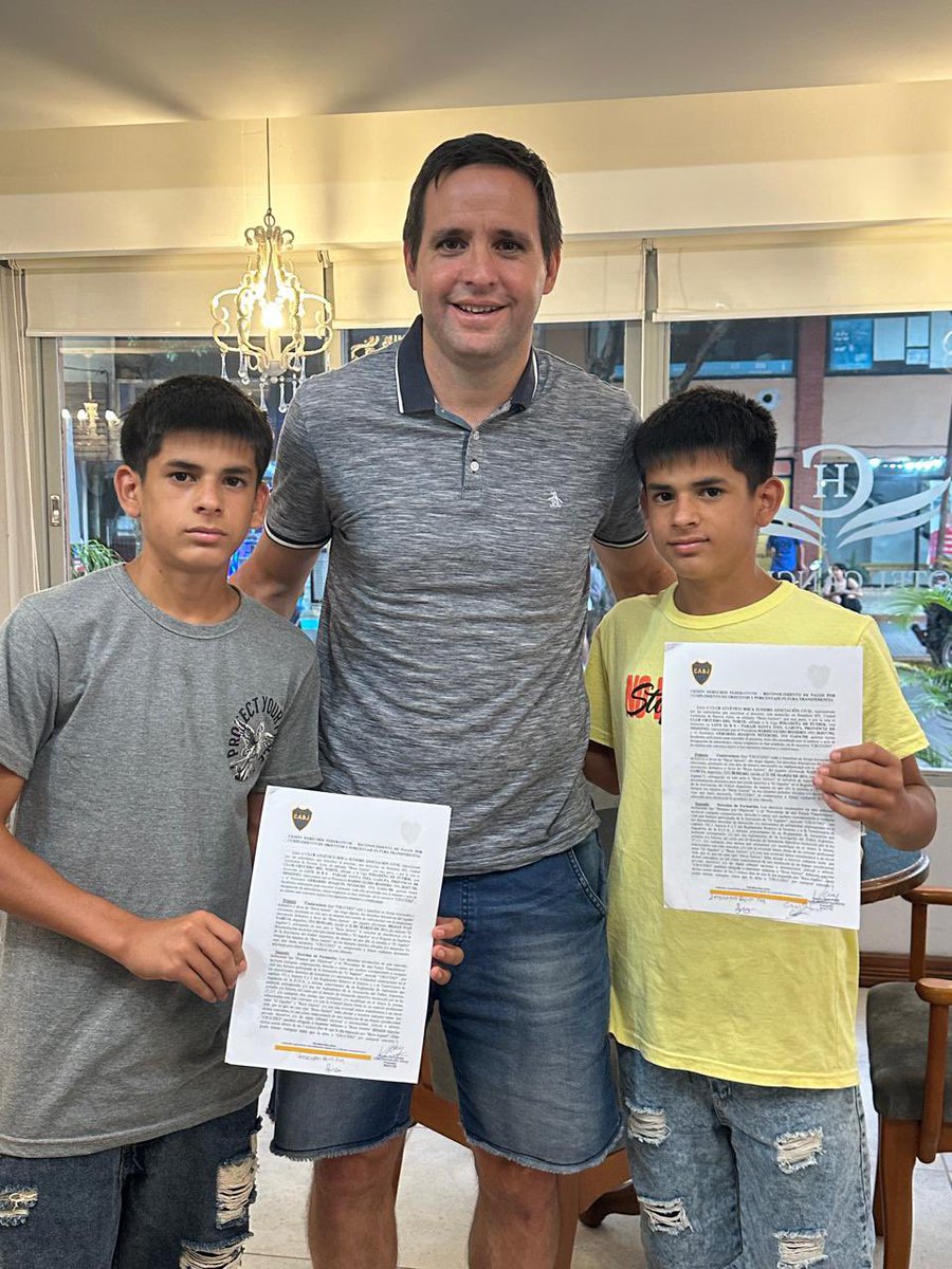 Desde el Club Crucero del Norte queremos felicitar a los Mellizos García por este gran paso en sus carreras futbolísticas al unirse a <a href="/BocaJrsOficial/">Boca Juniors</a> .

Les deseamos el mayor de los éxitos en esta nueva etapa. 

¡Crucero siempre será su casa! 🚌💛