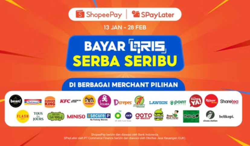 kimmyexp's tweet photo. ‼️WAJIB SAVE ‼️
PROMO SHOPEEPAY BAYAR SERIBU

BANYAK MERCHANT CUMA BAYAR Rp 1.000

13 Januari - 28 Februari

selengkapnya -> https://t.co/H8bP6BJVao
cek thread di bawah 👇🏻 https://t.co/XbWt7mBECp