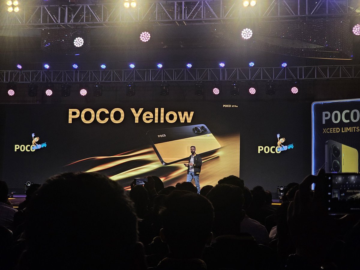 aniruddha0367's tweet photo. My favorite color of the #POCOX7Pro5G the #PocoYellow Color
What's your favorite?
#XceedAllLimits #PocoIndia
@IndiaPOCO @Himanshu_POCO @Pathtoremember https://t.co/bUKqNIxfSN