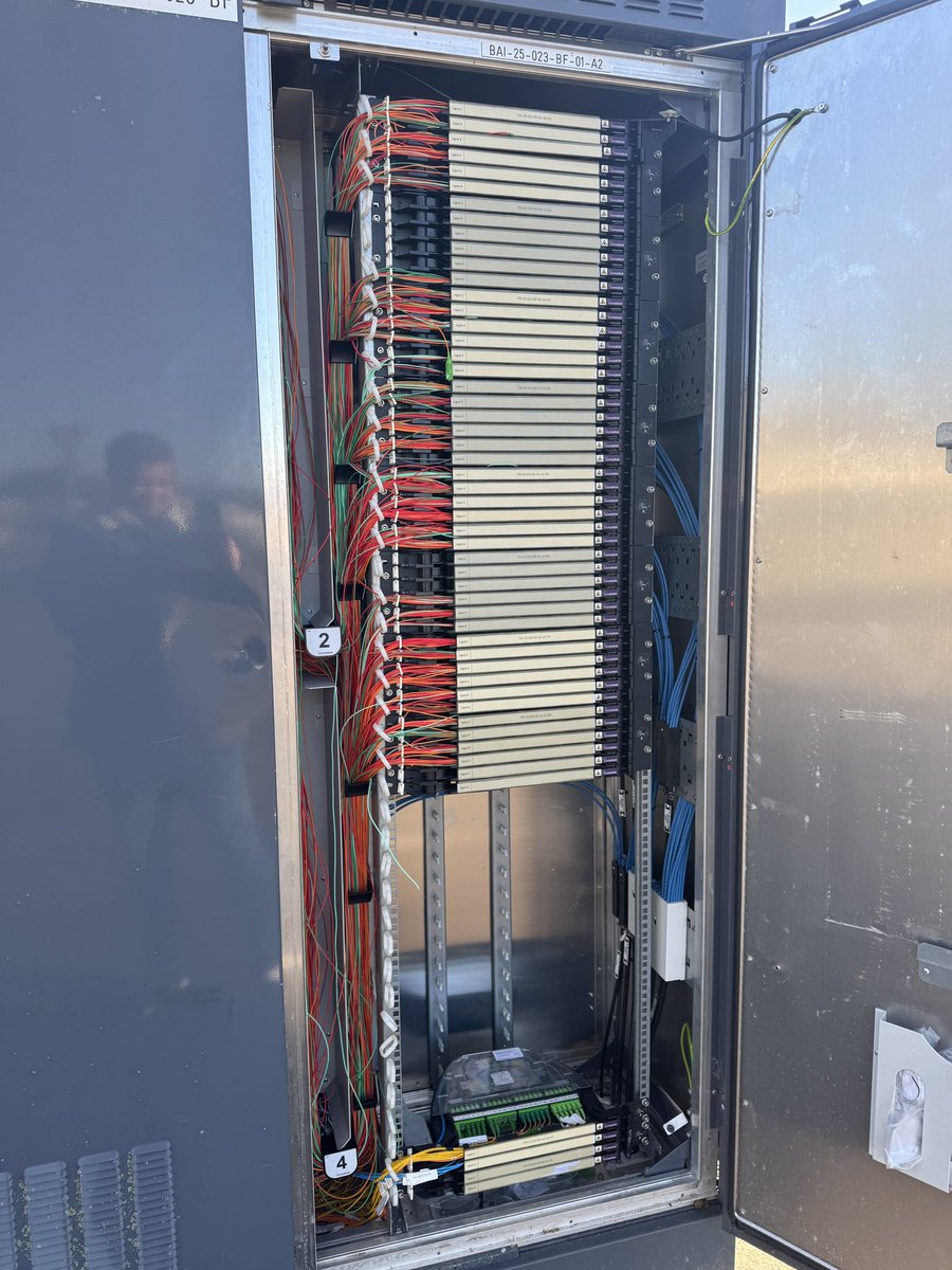 En passant vers un #sro #cussey #doubs @DiopticAI <a href="/Chauvin_JL/">Jean-Louis CHAUVIN</a> une porte mal fermée et les rouleaux #fibre #ftth #raccordement pour ma copine ( avant les techs ) cette après midi !