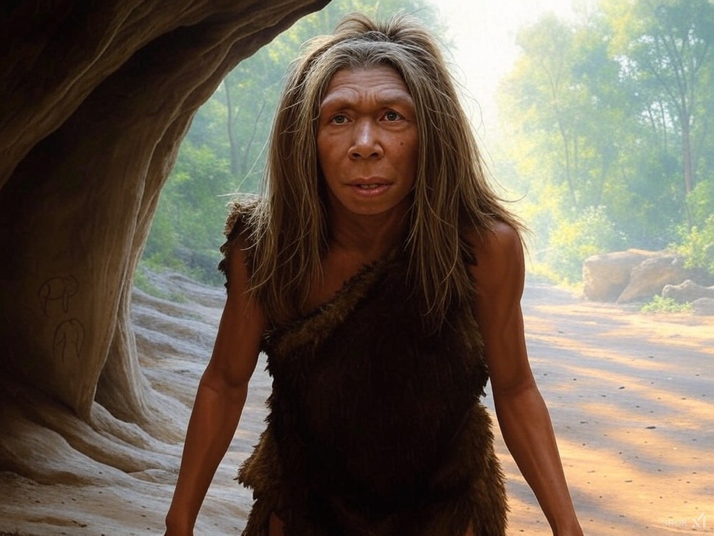 AGDugin's tweet photo. We've made some fact-checking and can certified the first appearance of Briditte Macron from Neanderthalian cave in the South of France. He/she doesn't only belong to different gender but to different race than all the rest of the humans. https://t.co/2N6ic77FLZ