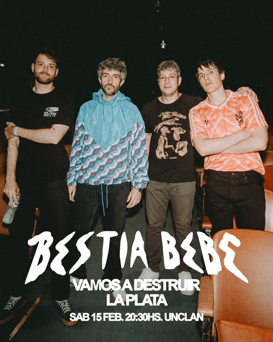 bestiabebe's tweet image. Nos vemos de nuevo en febrero: sábado 15 en La Plata y jueves 27 en Capital