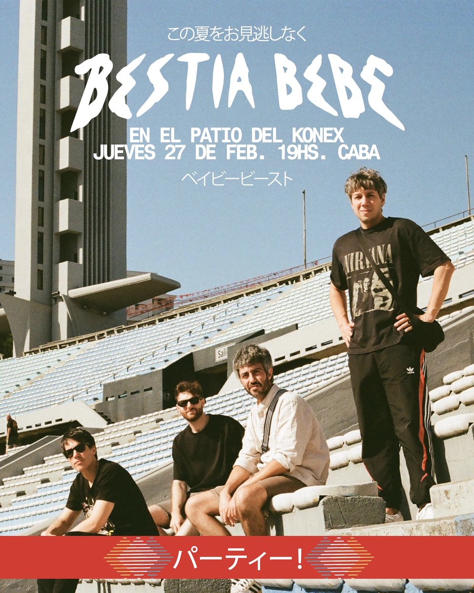 bestiabebe's tweet image. Nos vemos de nuevo en febrero: sábado 15 en La Plata y jueves 27 en Capital