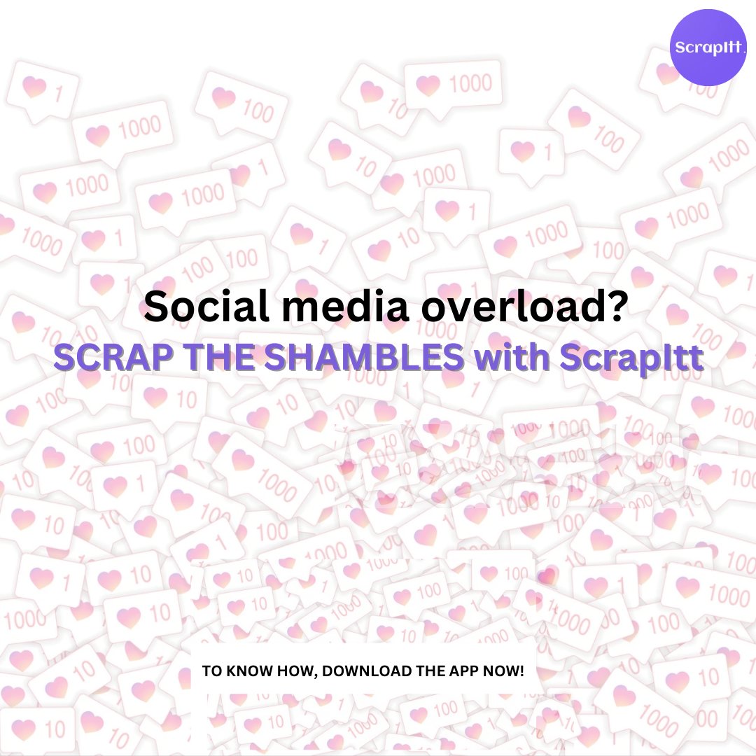 ScrapItt's tweet photo. Hi, 

Download ScrapItt https://t.co/npM2BZSwdc

Use referral code D2K2CU5

#ScrapItt #AuthenticConnections #ExpressYourself #SocialMediaPlatform #CreativeCommunity #ShareYourStory #ConnectWithFriends #YourVoiceMatters #BeAuthentic #DigitalStorytelling #InspireAndConnect #ScrapItYourWay #NextGenSocialMedia #JoinTheCommunity #SocialMediaRedefined