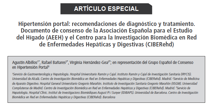 Salvador Benlloch (@doctorbenlloch) on Twitter photo 📢Just released: Documento de consenso: diagnóstico y tratamiento Hipertensión Portal. Asociación Española para el Estudio del Hígado (<a href="/AEEHLiver/">Asociación Española para el Estudio del Hígado</a> ) y <a href="/CIBERehd/">CIBERehd</a>
Open 👉REED - Revista Española de Enfermedades Digestivas reed.es/hipertension-p…
<a href="/sepdigestiva/">Sociedad Española de Patología Digestiva (SEPD)</a> <a href="/VirginiaHdezGea/">Virginia</a> 📢Just released: Documento de consenso: diagnóstico y tratamiento Hipertensión Portal. Asociación Española para el Estudio del Hígado (<a href="/AEEHLiver/">Asociación Española para el Estudio del Hígado</a> ) y <a href="/CIBERehd/">CIBERehd</a>
Open 👉REED - Revista Española de Enfermedades Digestivas reed.es/hipertension-p…
<a href="/sepdigestiva/">Sociedad Española de Patología Digestiva (SEPD)</a> <a href="/VirginiaHdezGea/">Virginia</a>