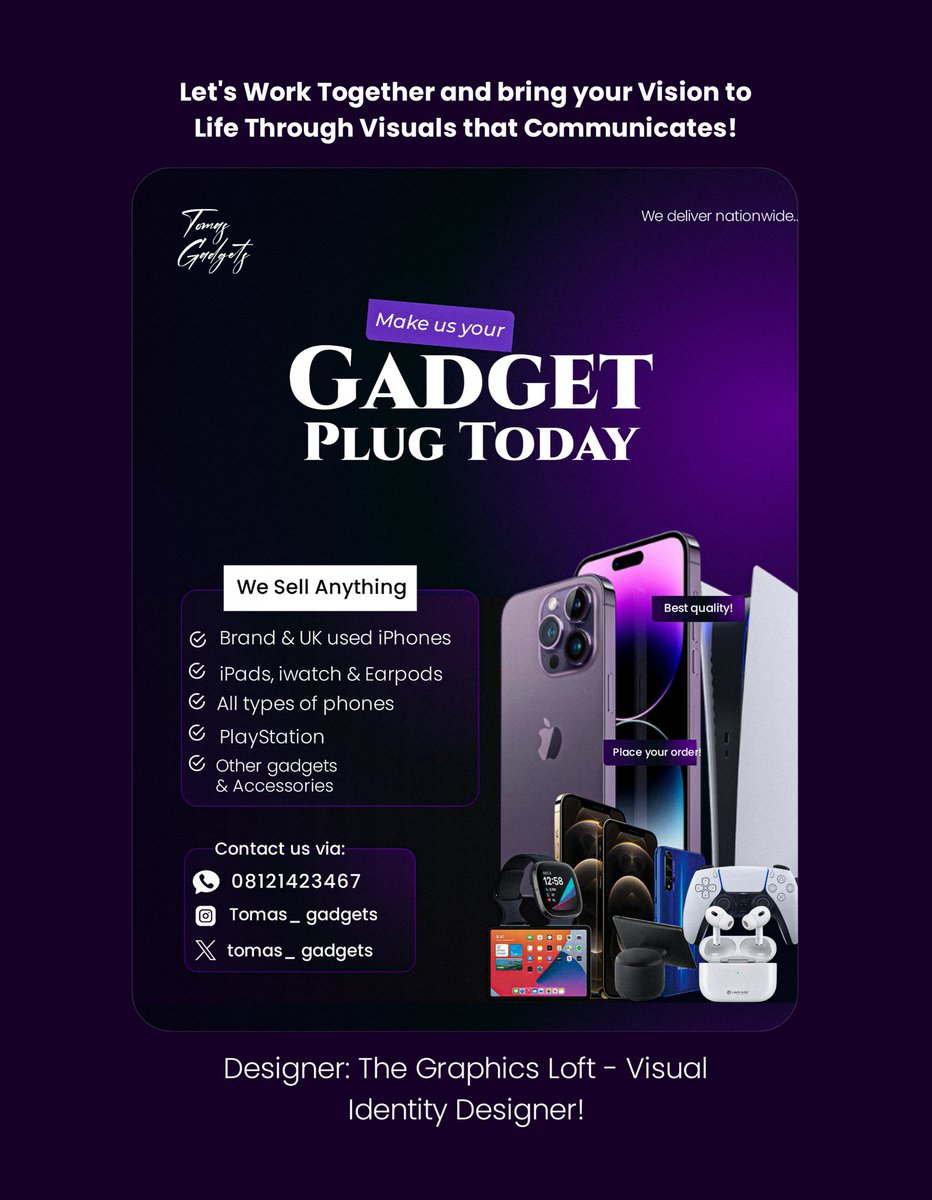 _life_of_oma_'s tweet image. I designed this tech gadgets flyer today ✨

#fictionalproject   #day11ofshowcasingmyworks #letsconnet