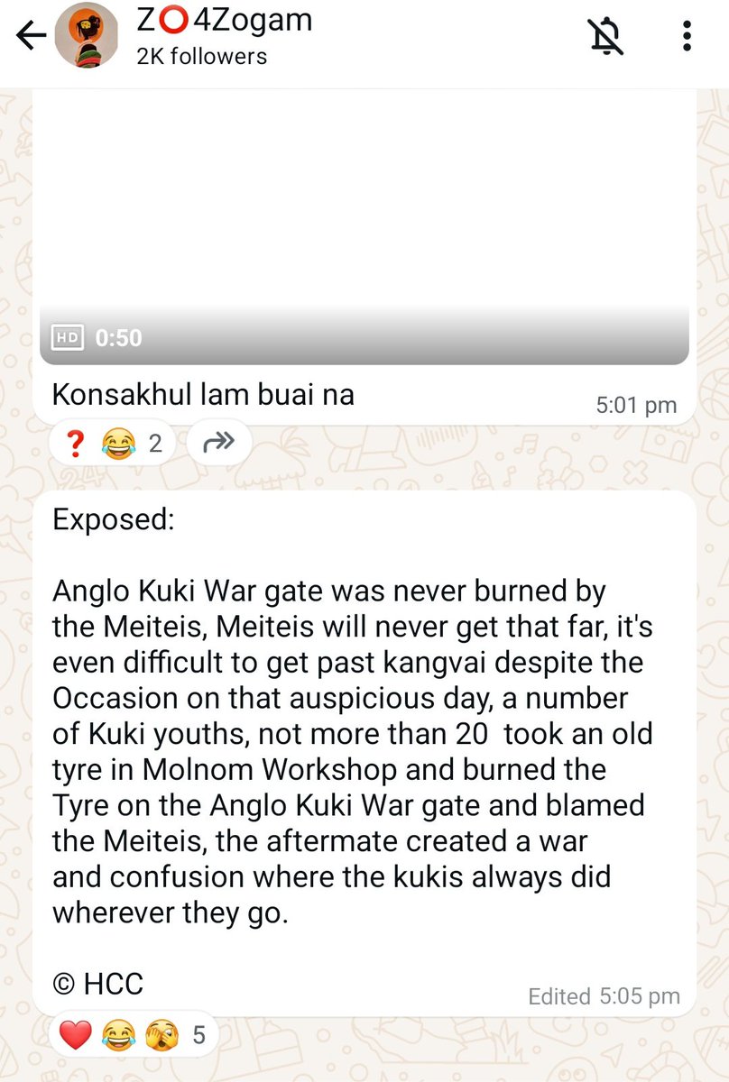 yaiphaba07's tweet photo. A Fictitious Gate That Was Never Burnt Down

More revelation has come to the fore, as to what had happened to the fake #AngloKukiWar Gate at #Leishang. #Zomis said "...20 #Kuki youths took old tyre in #Molnom Workshop &amp; burnt it at ....." The #Kukis then ignited #ManipurViolence. https://t.co/kzZa2oWvpQ