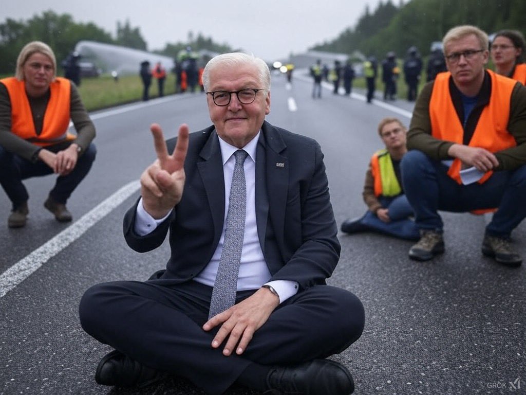 Bundespräsident Frank Walter Steinmeier (Parodie) tweet media